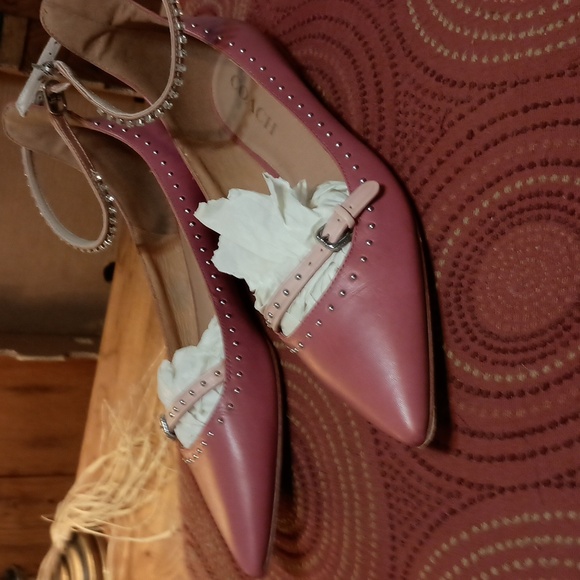 COACH Leather Ballet flat 8.5 B - Picture 2 of 9